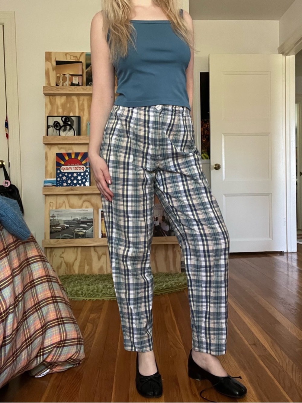 Calvin Klein Sport Plaid Pants